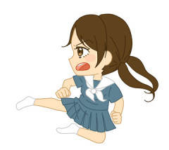 JK「私の蹴り避けられたら好きにしてイイよｗｗｗ」
