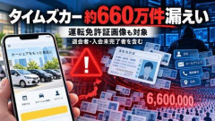 【悲報】パーク24、最大660万件の個人情報流出免許証画像もお漏らし