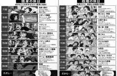【画像】独身男性の休日と既婚男性の休日の違いがコレらしいw