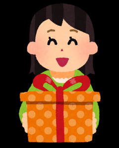 クリスマスイブは仕事のため前日に祝った。ケーキを食べていると妻がラッピング袋を取り出した。