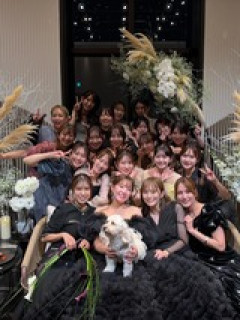 加藤玲奈さんの結婚式にOGメンバーが多数出席！