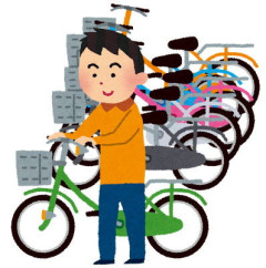 バイク駐輪場でチェーン掛けずにタダ停めしてる奴いたから「盗難予防に」代わりにロック掛けてあげたｗｗｗ