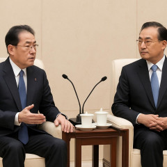 岩屋氏、レアアース輸出許可の迅速化要求…中国の何立峰副首相との会談で