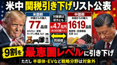 【優遇】米中が関税引き下げリスト公表 米国77、中国1619品目 9割を「最恵国レベル」に