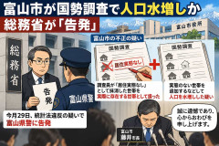 富山市が国勢調査で人口水増しか 総務省が「告発」