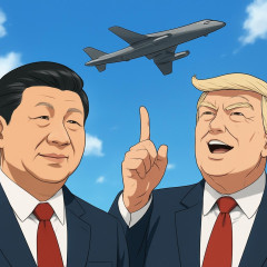習近平｢米中は同盟国｣トランプ｢うむ｡次は日本だ(爆撃機を見上げる)｣これ高市息してる？