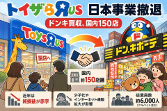 トイザらス、日本事業撤退　ドンキ買収、国内150店