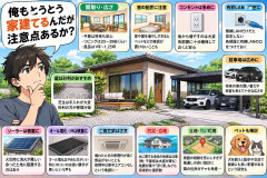 俺もとうとう家建てるんだが注意点あるか？