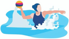 外国の水球水着、くい込みがヤバすぎるｗｗｗｗ
