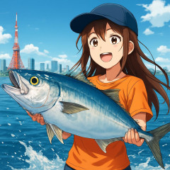 東京湾に40cm超の「ギガアジ」