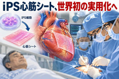 iPS心筋シート、世界初の実用化へ