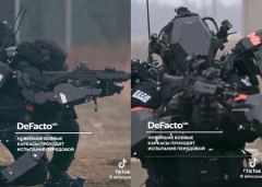 【真偽不明】ウクライナ軍、革新的な戦闘用外骨格をテスト…SFが現実に！