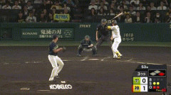 【阪神対ヤクルト24回戦】阪神、3回裏2アウト一塁から森下翔太のタイムリーツーベースでリードを2点に広げる！なお森下は暴走