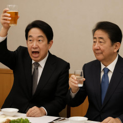 高市首相の乾杯に「下品」「居酒屋じゃないんだぞ」 オチラル首相との会食でグラスを頭上に掲げる #モンゴル