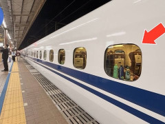 外国人「新幹線の運転手が優しそう」travelgeekが京都から東京まで夜の新幹線を体験してる