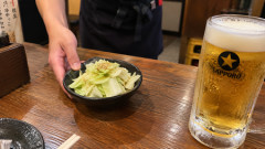 居酒屋のお通しが生キャベツだった切れ散らかした