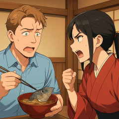 訪日欧米人「あら汁を頼んだらキモい魚が丸ごと入ってた。こんなもん食えるか😡」→日本人激怒