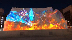 【FF14】第69回さっぽろ雪まつりで制作された「ニーズヘッグとエスティニアンの大雪像」の映像が再び話題に。社会の教科書にも掲載、開催から8年半