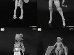 【ケモノ美少女フィギュア】LADo TOYS「クロートー」 「セシリア・カプリーナメイドスタイル」 「テッド・ティグルイス戦士スタイル」 「ラヴィニア・レポリデ 弓兵スタイル」【原型公開】