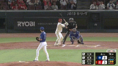 【広島対中日25回戦】広島・坂倉、中日・大野雄大から第15号ソロホームラン！リードを4点に広げる！！！！！！！！！！！