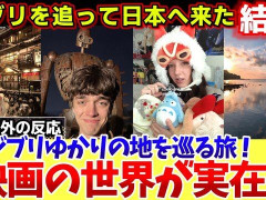 外国人「ジブリの風景は懐かしい」柴きつねJAPANがジブリを追って日本を紹介してる