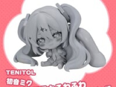 【初音ミク】TENITOL「UWA超デカふわふわ可愛い笑顔バッグ[mini]」「UWAふわふわ可愛い笑顔バッグ～ねこ～」フィギュア化決定【原型公開】