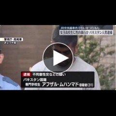 【動画】ムハンマド容疑者、女子高生を草むらで性的暴行して逮捕