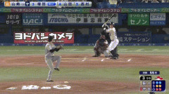 【ヤクルト対巨人25回戦】ヤクルト、3回裏2アウト一二塁から増田珠のタイムリーで同点に追いつく！！！！！！！！！！！！