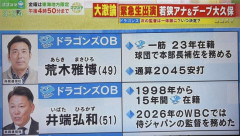 ゴゴスマ、中日特集で次の監督候補者を7名に絞り込む