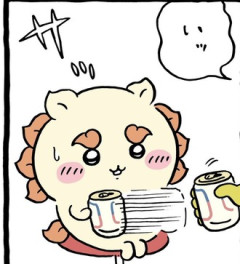 【ちいかわ】乾杯できません