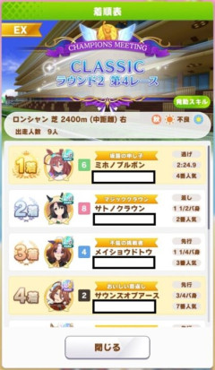 【ウマ娘】絶対に当たりたくないLG軍団とのマッチング…誉れ高い面々でした。