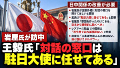 【速報】現在の日本政府の中国窓口は超格下の中国大使館と判明、岩屋氏がバラす