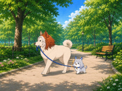 【ウマ娘】犬が犬を連れている！？