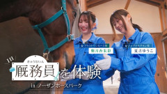 【ぱかチューブっ！】夏吉ゆうこさんと紫月杏朱彩さんさんの『1日厩務員を体験 in ノーザンホースパーク』