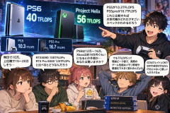 PS6のGPUは40 TFLOPS、次世代Xbox「Project Helix」は56 TFLOPS