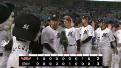 10月4日　ロッテ３－２楽天　先発小島が7回1失点の好投で6勝目！先制許すも山口2打席連続弾で逆転し連勝！