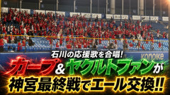 カープファン＆ヤクルトファンがエール交換！神宮最終戦で石川雅規の応援歌＆チャンテを合唱！