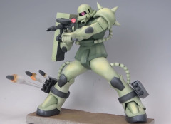 ザクってプラモに合わせてなのかスカートっぽくなってるけど元はブルマというかスク水的な股間デザインだと思うんだよな
