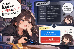 ゲームの難易度ってノーマルとハードだけでいいよな