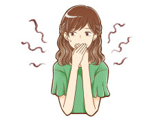 妻の口臭が気になる。虫歯が原因だろうけど、歯医者に行くのをためらってるんだ。