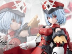 【無限邂逅メガロマリア】「赤菱 サナ【戦闘装束】」「メタモルフォーゼユニット クリミナルバスター/プレゲトーン」プラモデル【明日予約開始】