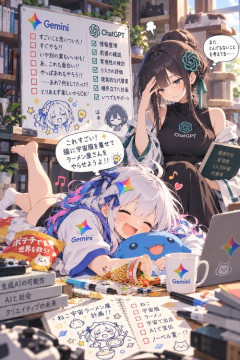 【朗報】AIの擬人化、流行し始める…Geminiちゃんを使いたくなってきたｗｗｗｗｗ