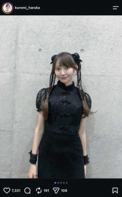 野球大好きな乃木坂メンバーのチャイナドレスS！黒見明香「ハロウィン」　ファン大興奮「世界一似合う」