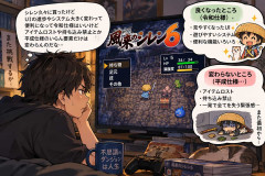 風来のシレン6のアイテムロストや持ち込み禁止について