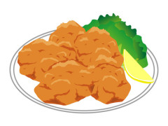 仕事から疲れて帰宅したら、今晩の食事は唐揚げだった。→食べてみると、少し硬かった。→