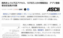 焼肉きんぐに不正アクセス、1078万人分の情報流出　アプリ登録者ほぼ全員が対象
