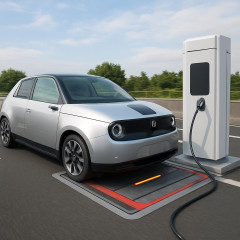 ホンダ、走行中のEVに充電 大成建設と開発、27年度実証へ