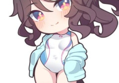 【ウマ娘】ギャルもいいけど、うすほそむちむち競泳水着なお師匠様もいいですね。（ファレノプシス）