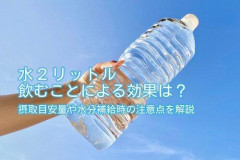 【悲報】一日2リットルも水分補給するのって無理だろｗｗｗｗｗｗｗｗｗｗ