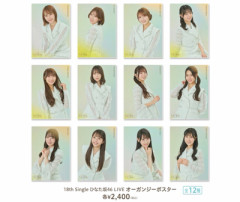 【日向坂46】思った以上に透けてる！？謎のグッズ『オーガンジーポスター』現物がこちら【18th Single ひなた坂46LIVE】